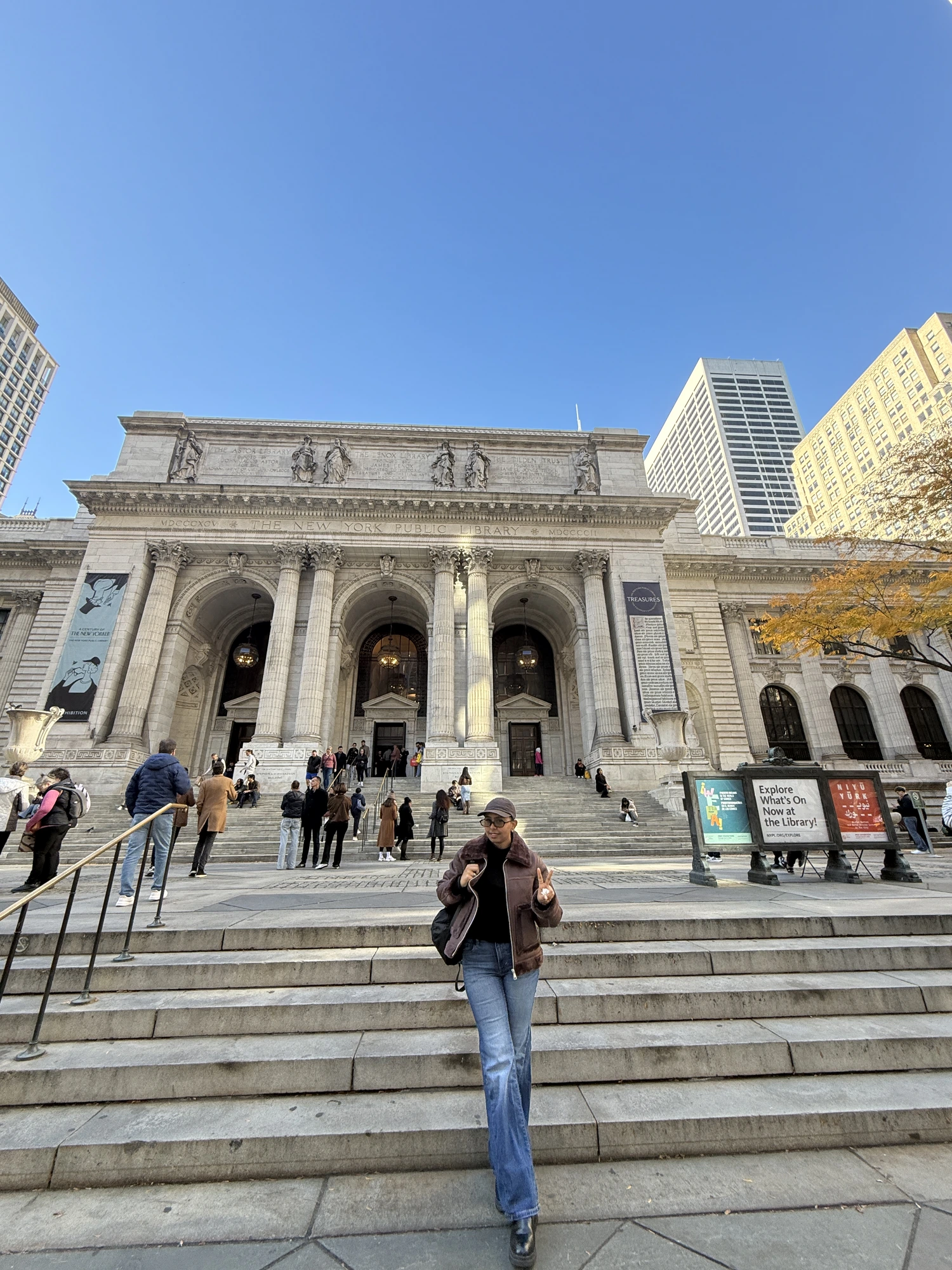 Library steps